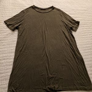 Army Green Brandy Melville t shirt dress